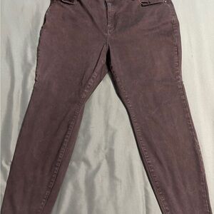 Lane Bryant Black High-Rise Super Stretch Skinny Jeans